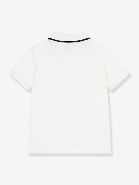 Polo enfant manches courtes Petit Bateau blanc - vertbaudet enfant 