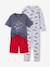 Pack of 2 long-sleeved boys' pyjamas anthracite - vertbaudet enfant 