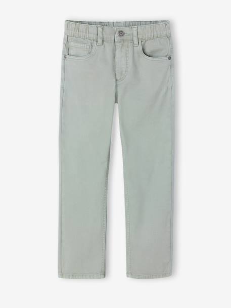 Indestructible, Easy to Slip On Trousers for Boys beige+khaki+night blue+sage green - vertbaudet enfant 