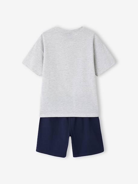 Ensemble pyjashort Brawl Stars gris chiné - vertbaudet enfant 