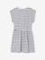 Minnie short-sleeved striped dress striped navy blue - vertbaudet enfant 