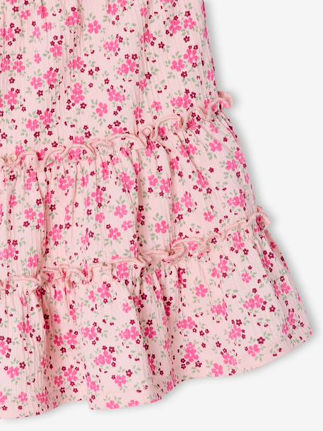 Girl's jersey skort ecru+pale pink - vertbaudet enfant 