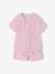 Girls' organic cotton 2-piece pyjamas rosy - vertbaudet enfant 