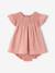 Dress and bloomer set for baby girls in cotton blush - vertbaudet enfant 