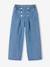 Girls’ Wide-Leg Denim Trousers medium blue - vertbaudet enfant 