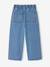 Girls’ Wide-Leg Denim Trousers medium blue - vertbaudet enfant 