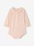 Body bébé fille col volanté manches longues rose pâle - vertbaudet enfant 