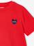 Tee-shirt fille fantaisie motif poitrine manches courtes abricot+rose bonbon+rouge - vertbaudet enfant 