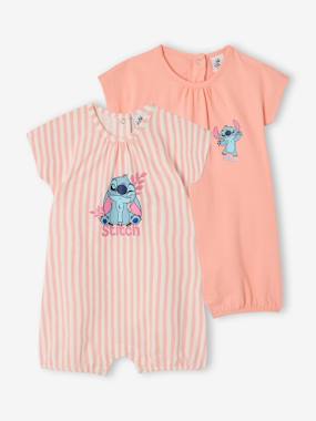 Bébé-Lot 2 bodies combinaison Stitch
