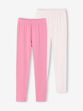 Girls-Girls' Pack of 2 Assorted Leggings