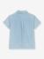 Boy's short-sleeved chambray shirt light blue - vertbaudet enfant 