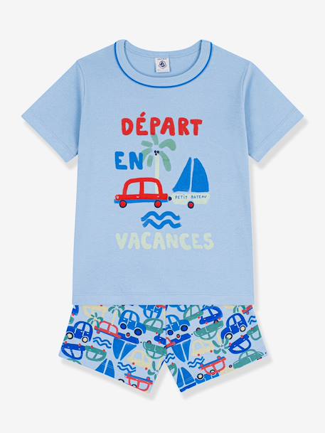 Boy's short pyjamas blue - vertbaudet enfant 