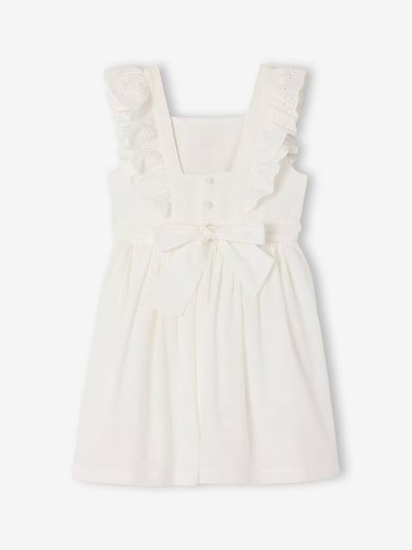 Frilly skater dress white - vertbaudet enfant 