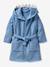 Shark Bathrobe with Recycled Cotton, for Children blue - vertbaudet enfant 