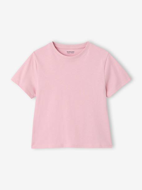 Lot de 3 tee-shirts fille personnalisable rose pâle - vertbaudet enfant 