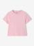 Lot de 3 tee-shirts fille personnalisable rose pâle - vertbaudet enfant 