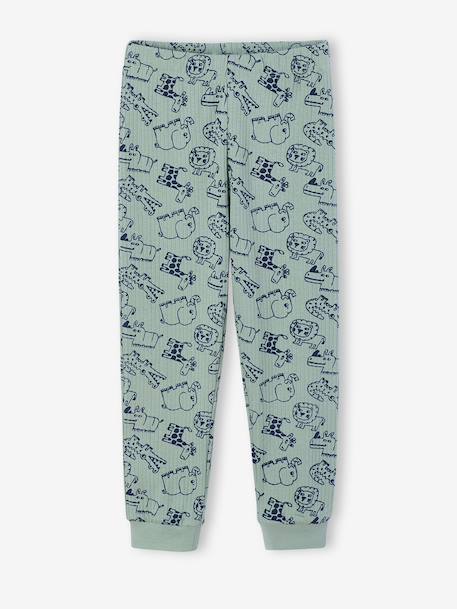 Boy's jungle pyjamas sage green - vertbaudet enfant 