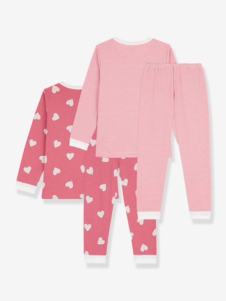 Pack of 2 cotton pyjamas Petit Bateau white - vertbaudet enfant 