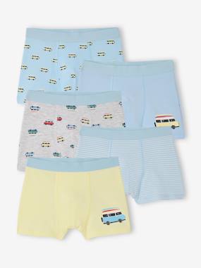 Garçon-Sous-vêtement-Slip, Boxer-Lot 5 boxers van