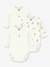 Pack of 3 Petit Bateau crossover bodysuits for babies white - vertbaudet enfant 