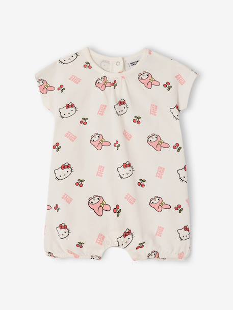 Pack of 2 HELLO KITTY cherry print bodysuit sleepsuits sweet pink - vertbaudet enfant 