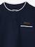 Polo garçon col Mao bleu ciel+écru+marine - vertbaudet enfant 
