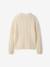 Jonen girl's cable knit jumper vanilla - vertbaudet enfant 
