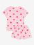 Girls' heart print short pyjamas rose - vertbaudet enfant 