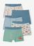 Pack of 5 boys' boxers with a circuit print ecru - vertbaudet enfant 