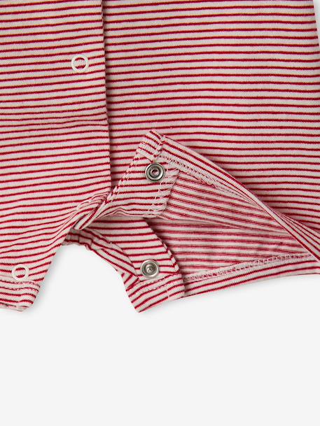 Lot 2 combishorts coton bio rouge - vertbaudet enfant 