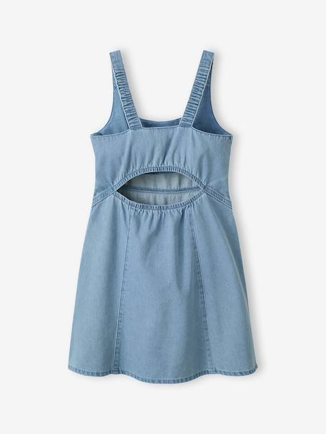 Dress with back opening light blue - vertbaudet enfant 