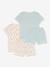 Lot 2 pyjamas coton imprimé Petit Bateau blanc - vertbaudet enfant 