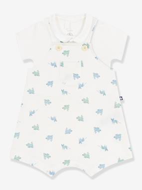 Baby-Dungaree + bodysuit set for babies 