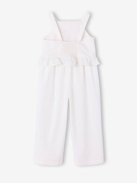 Set of trousers and top with braces white - vertbaudet enfant 