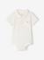 Pack of 2 Bodysuits with Polo Shirt Collar & Pocket, for Newborns ecru+sky blue - vertbaudet enfant 