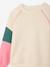 Girl's sportswear sweatshirt ecru - vertbaudet enfant 