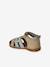 Leather Sandals for Baby Boys, Designed for First Steps brown+navy blue+set beige - vertbaudet enfant 