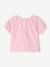 Embroidered short-sleeved T-shirt pale pink - vertbaudet enfant 