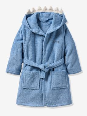 Garçon-Peignoir enfant REQUIN personnalisable, avec coton recyclé