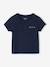 Customisable short-sleeved polo shirt navy blue - vertbaudet enfant 