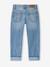 Straight Leg Jeans with Turn-Ups for Boys brut denim+stone - vertbaudet enfant 