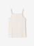 Pack of 3 ribbed tank tops for girls ecru - vertbaudet enfant 