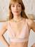 Pack of 2 triangle nursing bras rosy - vertbaudet enfant 