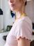 2-Piece Short Pyjamas, Maternity & Nursing Special ecru+rose - vertbaudet enfant 