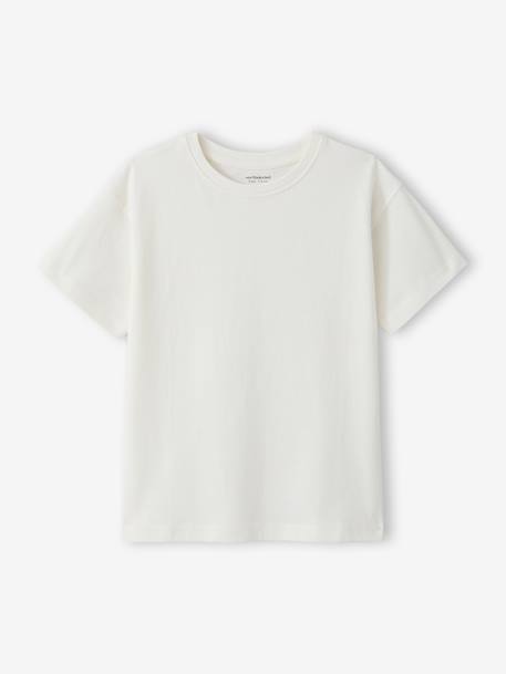 Pack of 3 plain boys' t-shirts - BASICS olive+sky blue - vertbaudet enfant 