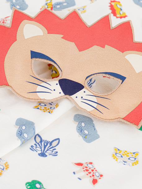Ensemble Pyjacourt enfant avec masque Petit Bateau blanc - vertbaudet enfant 