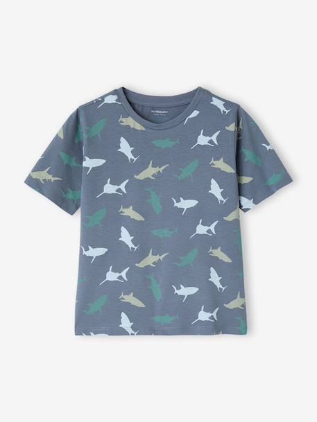 Pack of 2 cotton pyjamas for boys emerald green - vertbaudet enfant 