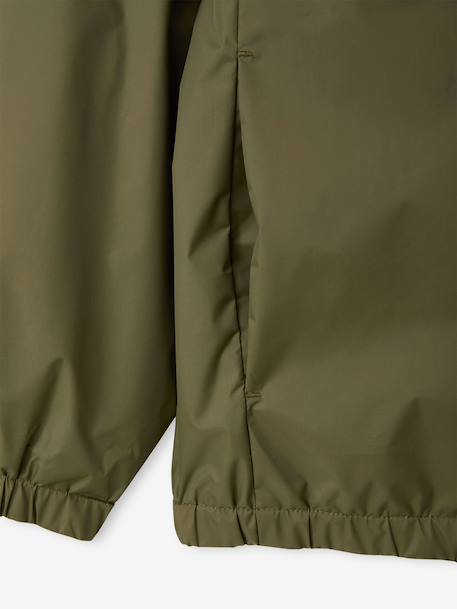 Coupe-vent garçon léger zippé kaki - vertbaudet enfant 