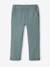 Boys' cotton muslin trousers with adjustable waist emerald green - vertbaudet enfant 