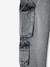 Loose fit denim battle trousers for boys bleached denim+denim grey - vertbaudet enfant 